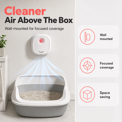 50% OFF! Smart Quiet Pet Odor Eliminator - Freshen Litter Box Areas Without Noise