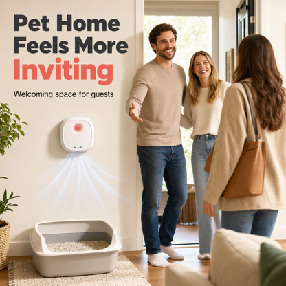 50% OFF! Smart Quiet Pet Odor Eliminator - Freshen Litter Box Areas Without Noise