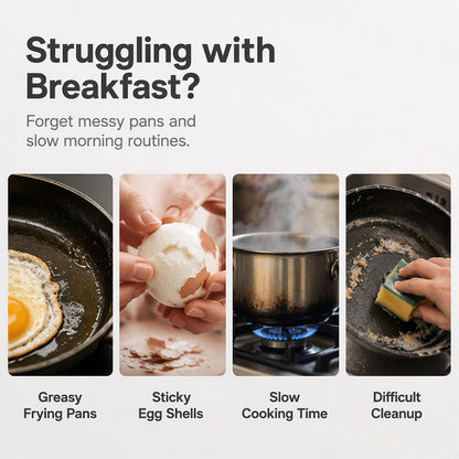 🥳2026 HOT SALE🥳💞50K+ SOLD! 🥚✨ 50% OFF + BUY 1 GET 1 FREE! Dual Cavity Microwave Egg Poacher – Quick oil‑free cooking. food‑grade PP & versatile. Perfect for busy mornings – healthy breakfast in minutes! ⚡🍳