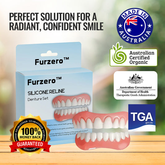 🇦🇺Furzero™ Silicone Reline Denture Set(Made in AU)