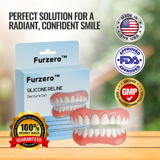 🇺🇸Furzero™ Silicone Reline Denture Set(Made in USA)