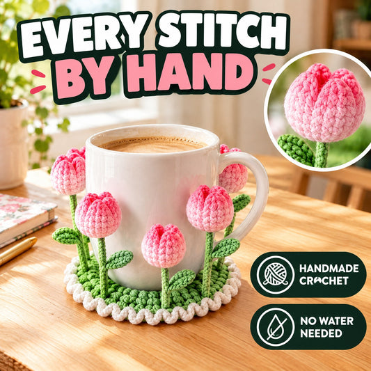 Handmade Crochet Floral Coaster
