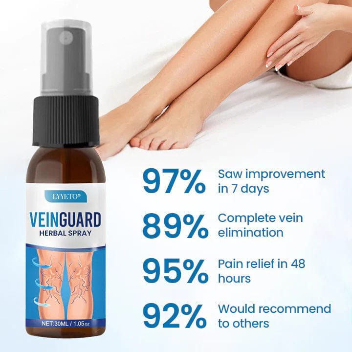 Lyyeto® VeinGuard Herbal Spray-✅ Clinically proven to eliminate varicose veins in just 7 days!