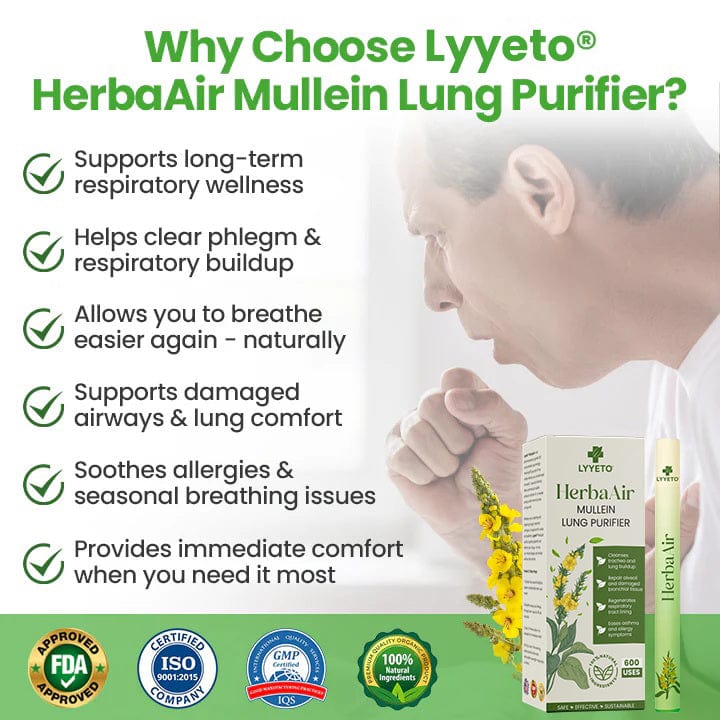 Lyyeto® HerbaAir Mullein Lung Purifier